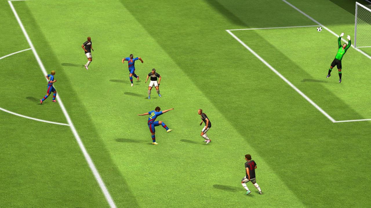 Capture d'écran Jeu Vidéo Real Football 2013